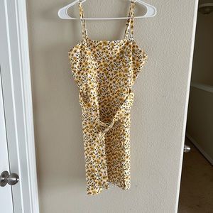 Never worn dress with buckle belt